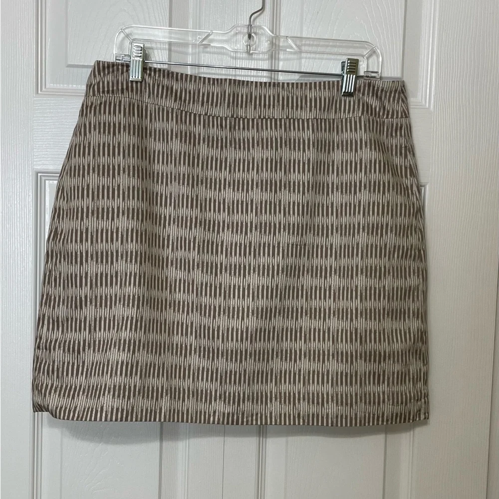 LOFT Cream Tan Pencil Mini Skirt for Work
